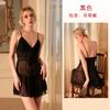 New Sexy Sexy Mesh Perspective Pajamas Lace Embroidery Suspender Pajamas Women's Clothing