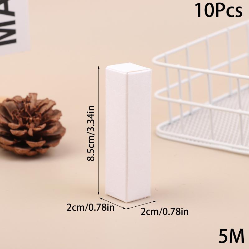 10Pcs Perfume Box 5Ml 10Ml Essential Oil Bottle Packaging Box Container Kraft Paper Tube Cardboard Boxes Lipstick Storage Box