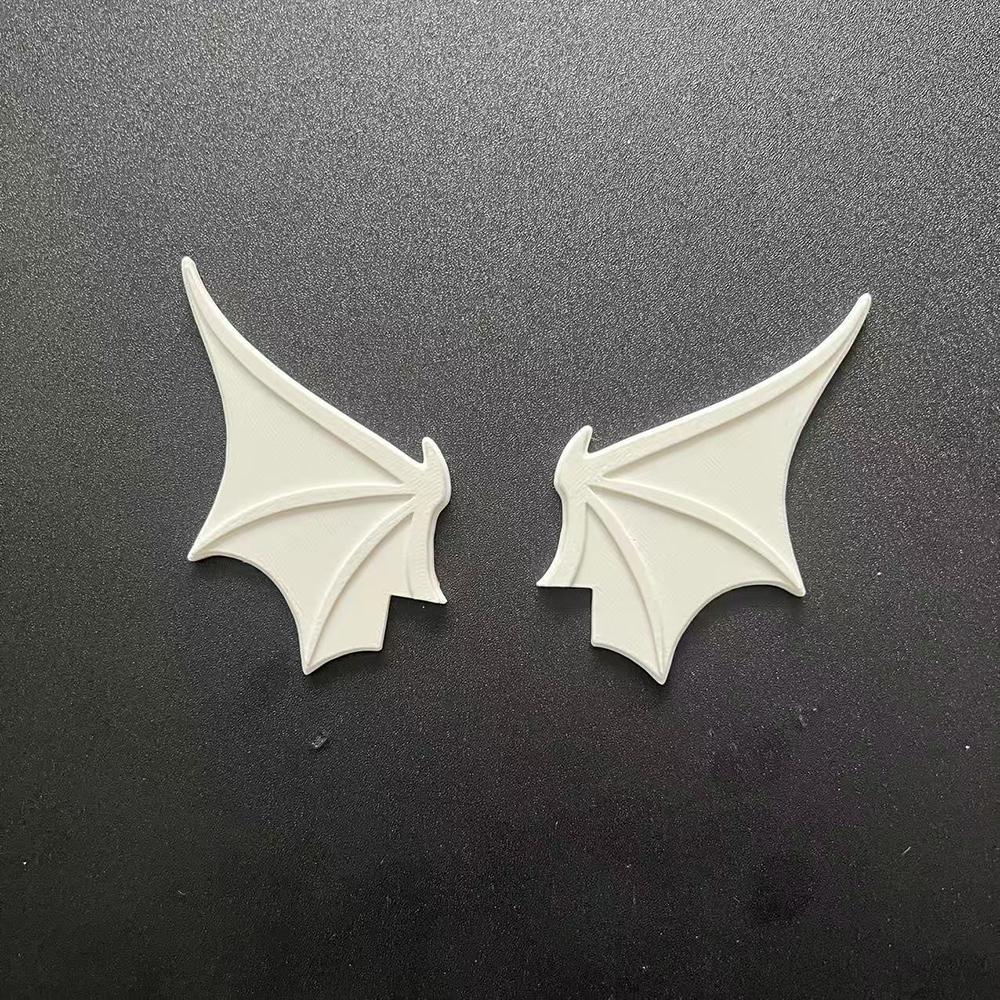 Bat Esports Room Decoration Ornaments DIY Monitor Decoration Monitor A Pair Bat Wings Ornaments Cute Creative Simple Decoration