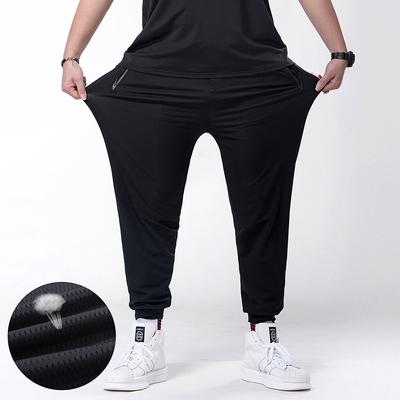 Plusstorlek 7xl Fitness Casual Elastiska Byxor Stretch Herrbyxor Gym Mjukisbyxor Manlig Jogger