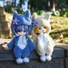 Orelhas de Animal Adorável Raposa Animal Monstro Boneca Roupas Projetadas Para Ob11 obitsu 11 Molly Gsc 1/12 BJD Boneca Acessórios Roupas BJD Bebê Roupa