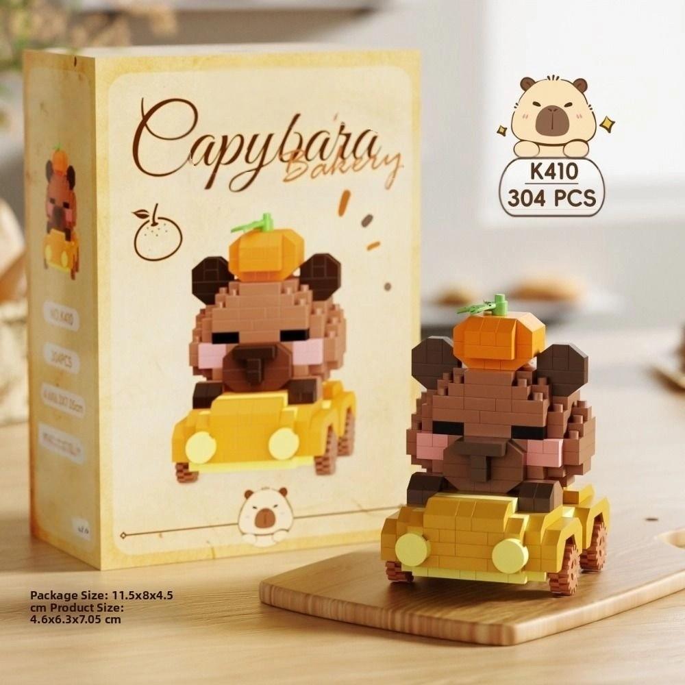 Mini Puzzle Building Blocks Dog Styling Micro Capybara Figurines  Gift for Boy Girl