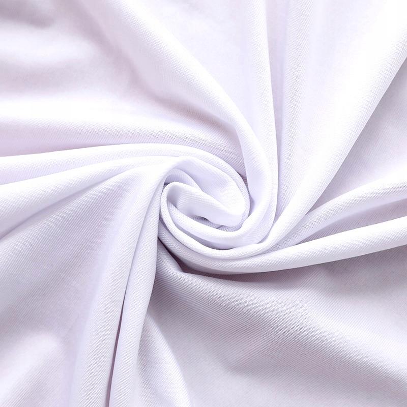 POKROWIEC OBRUS NA STÓŁ CATERINGOWY BANKIETOWY BIAŁY 180x76cm ELASTYCZNY [25C]