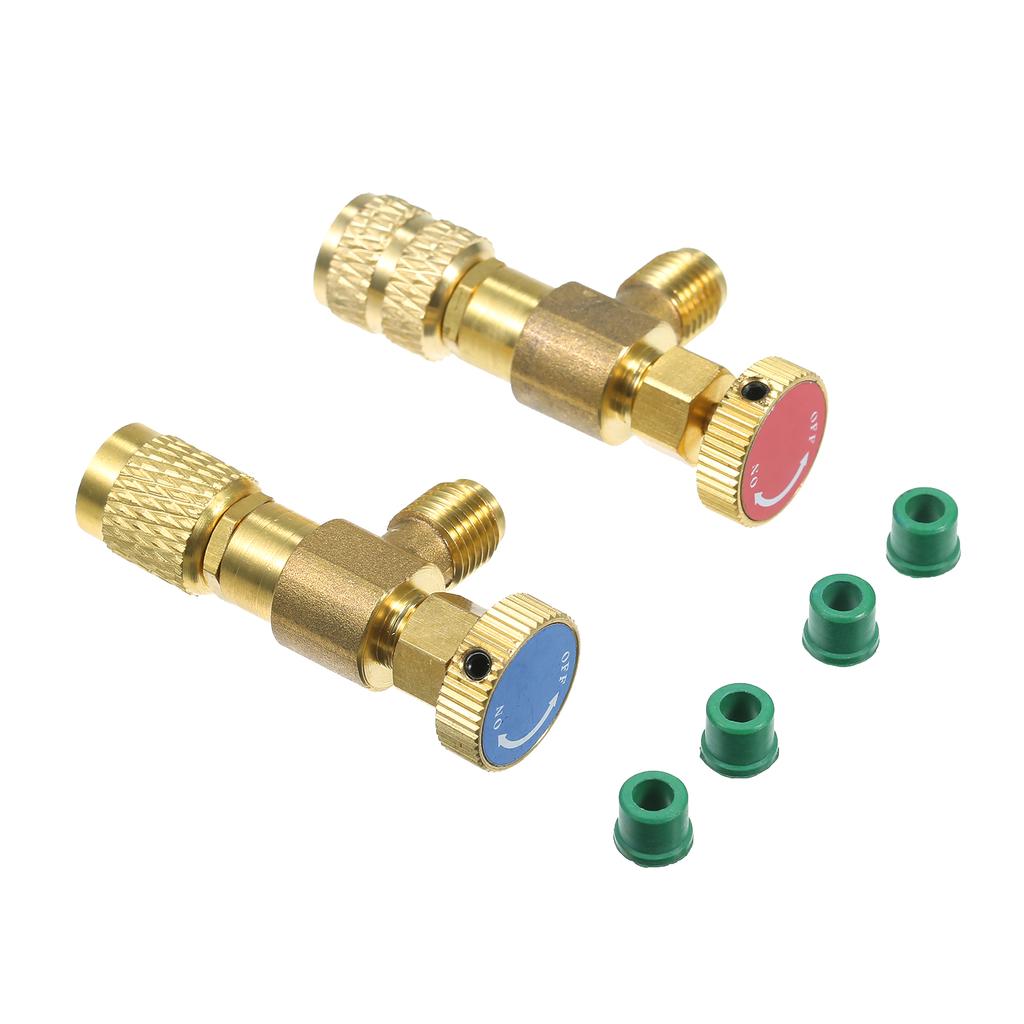 R12 R410 Refrigerant Charging Valve, Conditioning Refrigerant Liquid Valve Copper Control Valves Copper and Valve