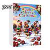 Children Christmas Calendar Windows Holiday Box Multifunctional 24-Day Countdown Chicken Advent with Easy-Open Decoration Family
