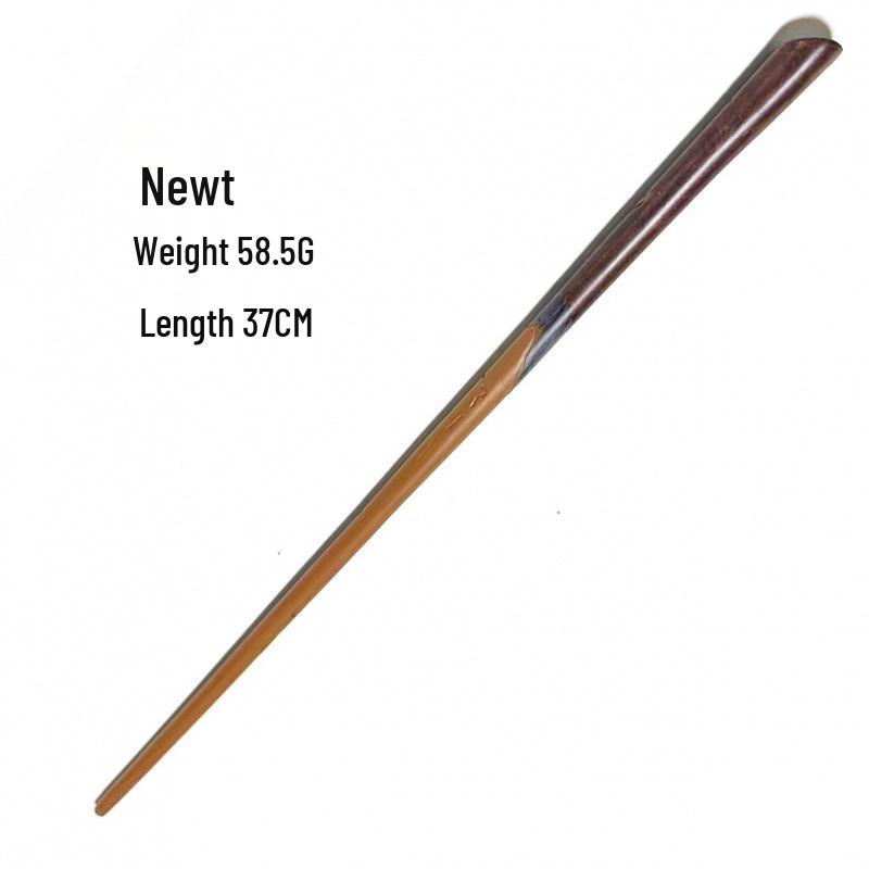 Harry & Hermione Premium Magic Wand Set - Finely Carved Metal Heart Core.