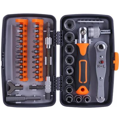 38 In 1 Labor-Saving Ratchet Screwdriver Set Household Combination Toolbox Hardware Magnetic Screw Driver Kit Bits