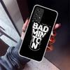 Badminton Sport Phone Case For Samsung Galaxy A12 A52S A42 A32 A22 A51 A50 Note 20 Ultra 10 S10 Plus A71 A70 A31 A30 A10S Galaxy
