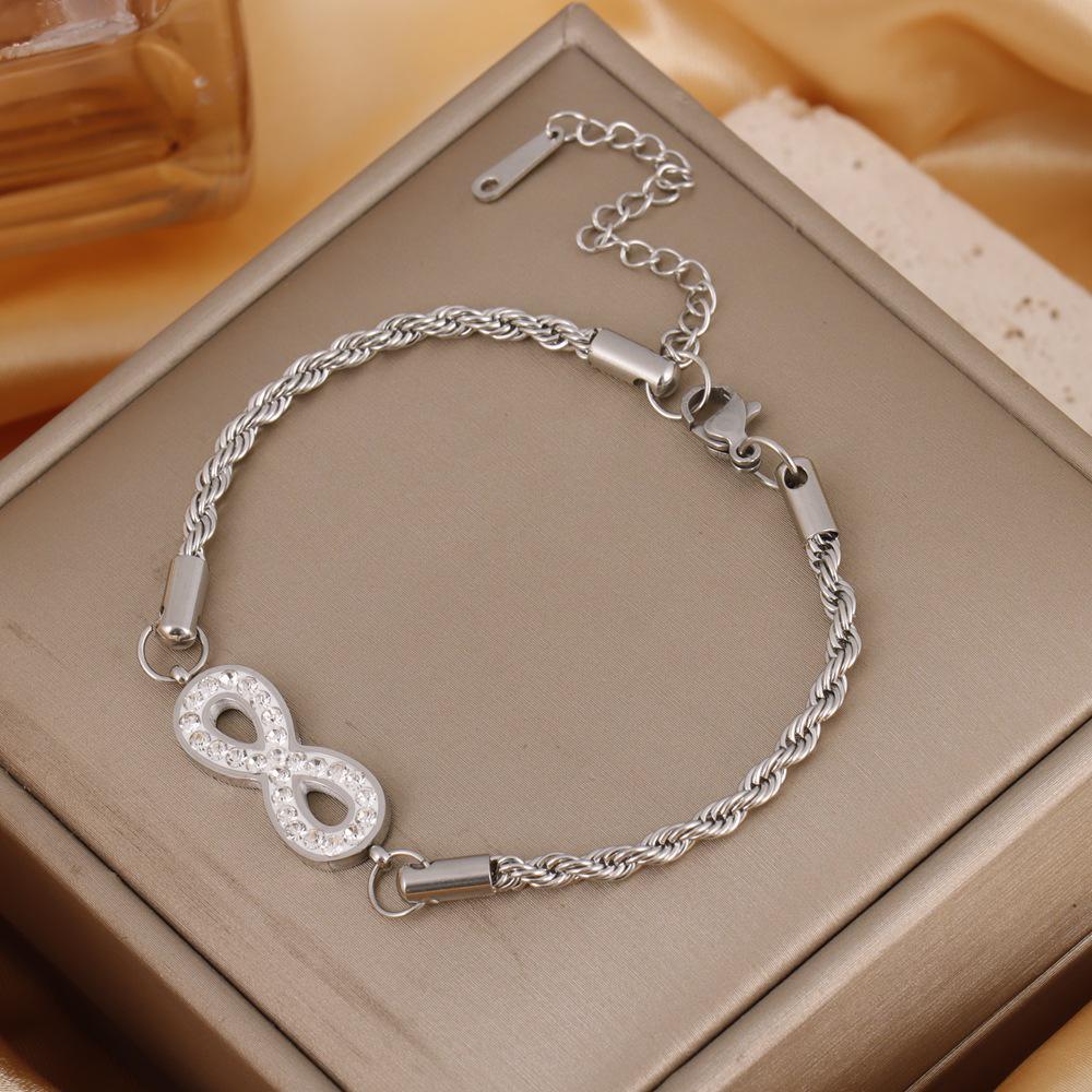18K Gold Plated Titanium Steel Bracelet - Colorfast, Stylish, and Versatile Stainless Steel Jewelry