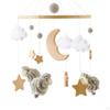 Crib Mobile Felt Hanging Decoration Early Development Nursery Decor Newborn Rattles Bed Bell Toy for
