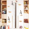 Creative Magic Witch Height Chart Sticker for Living Room Kids Room Wall Decoration Growth Ruler Wall Art