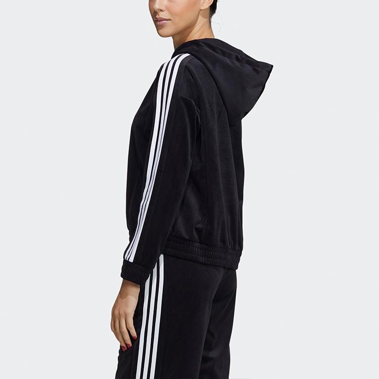adidas Neo Hooded Pullover Sports Sweatshirt Women Sweatshirt Black GK8764