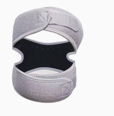 Patella Knee Support Brace Adjustable Double Silicone Sports Protector for Basketball Running Fitness