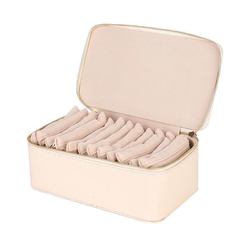 Travelling Jewelry Box Modern Luxury Portable Creative Small Pouch Bag Necklace Organizer Trinkets Storage Boxes Jewelry Display Ornaments Bags Gift
