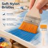 Wooden Handle Nylon Bristle Paint Brush Nylon Bristle Oil Painting Brushes Oil Painting Watercolor Drawing Dusting Cleaning Tool