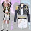 Dětský Rumi Mira Zoey Cosplay KPop Kostým Dívky Lovkyně Démonů K Pop Huntrix Zlatý Kostým Dítě Halloweenská Párty Oblečení Obleček