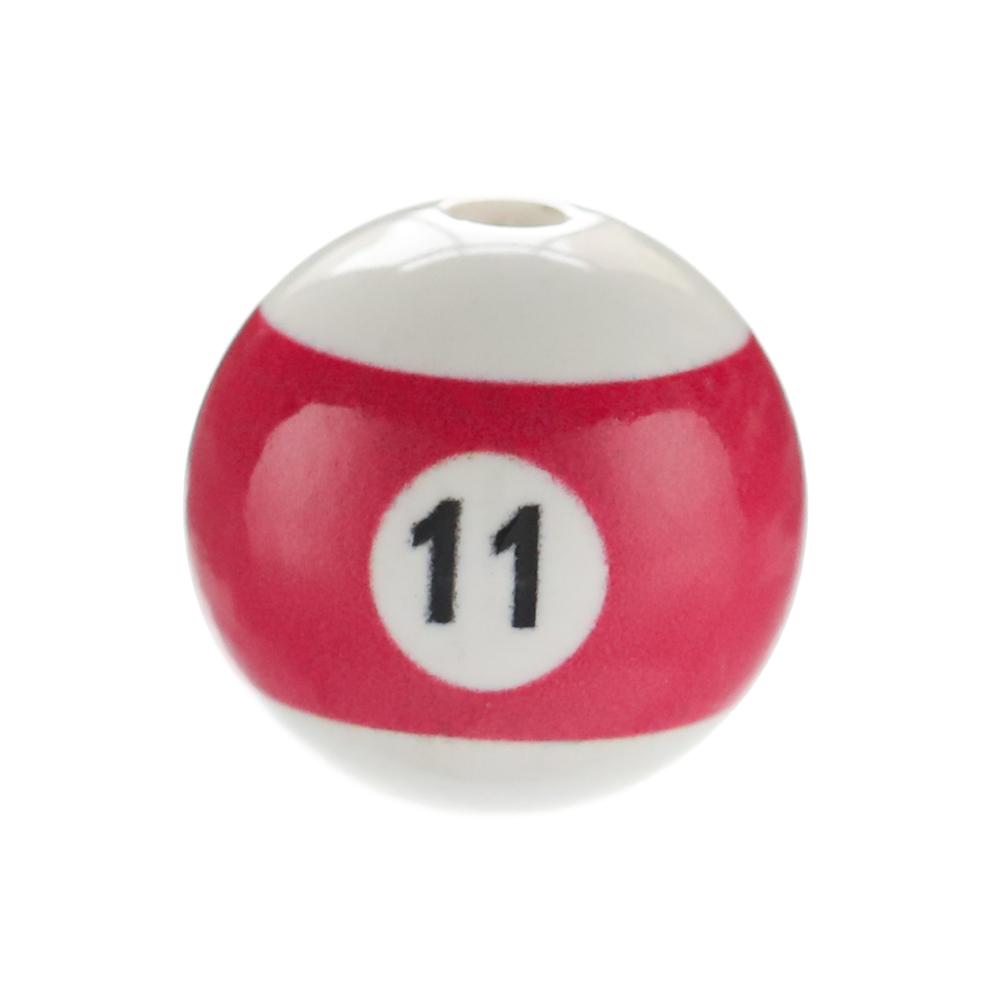 10pcs/Lot 16mm Colorful Acrylic Big Hole Billiards Ball Beads for Jewelry Making DIY Bracelet Necklace Accessories