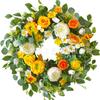 Artificial Flower Wreath Easter Valentines Day Hotel Restaurant Door Decorations