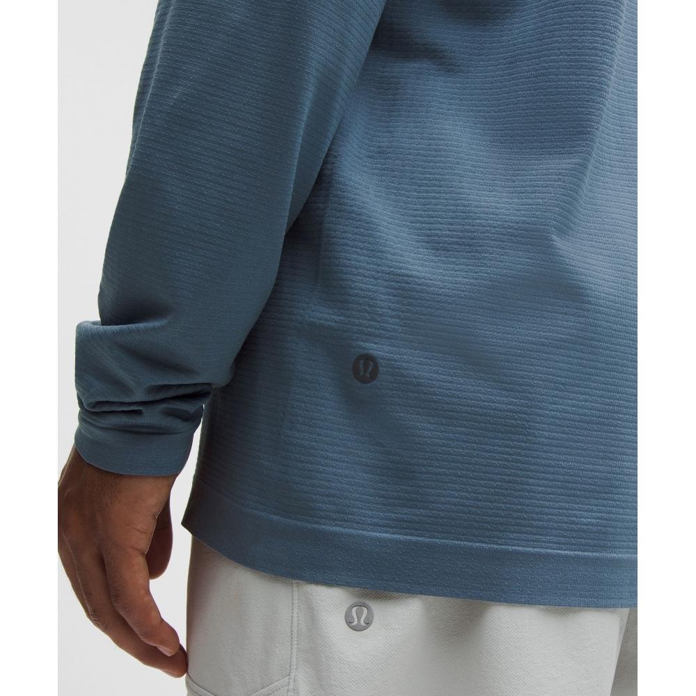 Lululemon Metal Vent Tech Long Sleeve Shirt Steel Blue Steel Blue