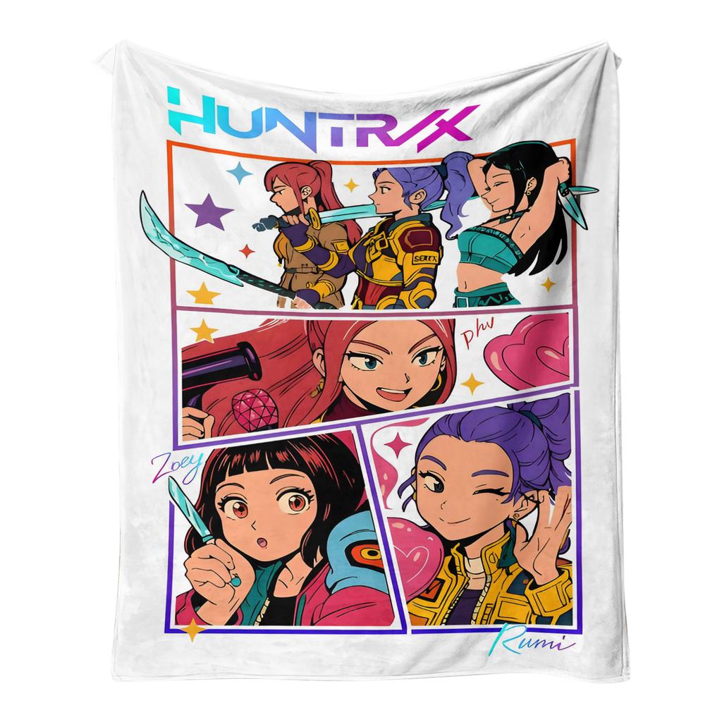 150*200cm Anime Peripheral Printed Warm Blanket