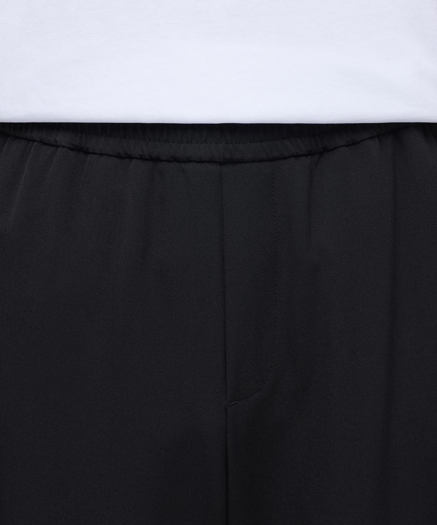 MUSINSA STANDARD Genderless Wide Elastic Waist Slacks [Black]