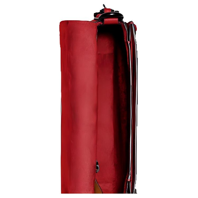 New COACH Beat Leather Saddle Bag, Shoulder Bag, Crossbody Bag Small Size Women's Red C3738-B4TFM