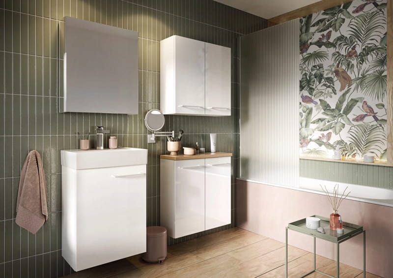 Bathroom countertop 80x46cm Gold craft oak laminated furniture board