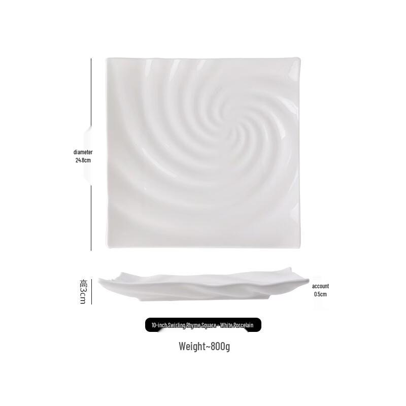 Nordic Style Ceramic Dinner & Steak Plates