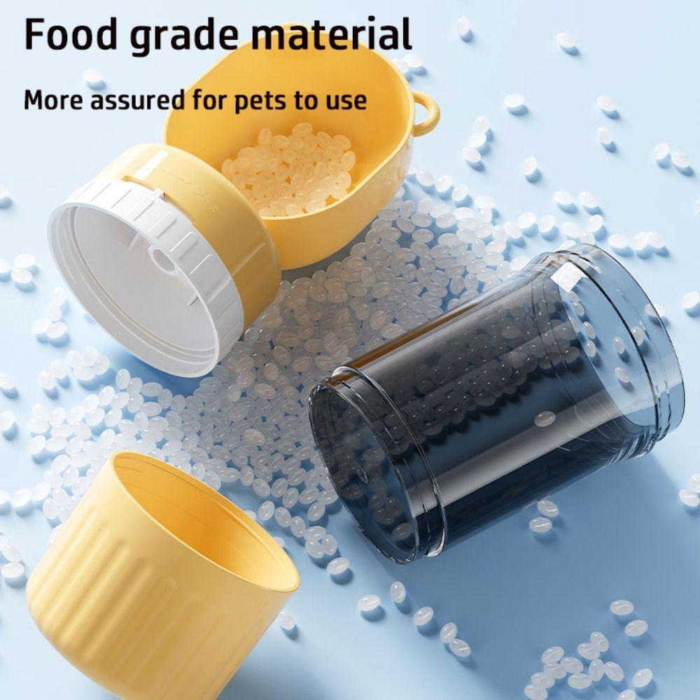 With Food Container Dog Outdoor Water Cup 2-in-1 Pet Feeder  for Pet Walking,Hiking,Travel