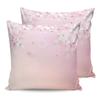 Cushion Cover Pink Flower Rose Vintage Throw Pillow Cover Sofa Car Home Decoration Pillow Cover