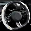 Non-Slip Carbon Fiber Car Steering Wheel Cover For Chevrolet Colorado Cruze Captiva Malibu Trax Aveo Camaro Sonic Tahoe Impala Equinox Suburban