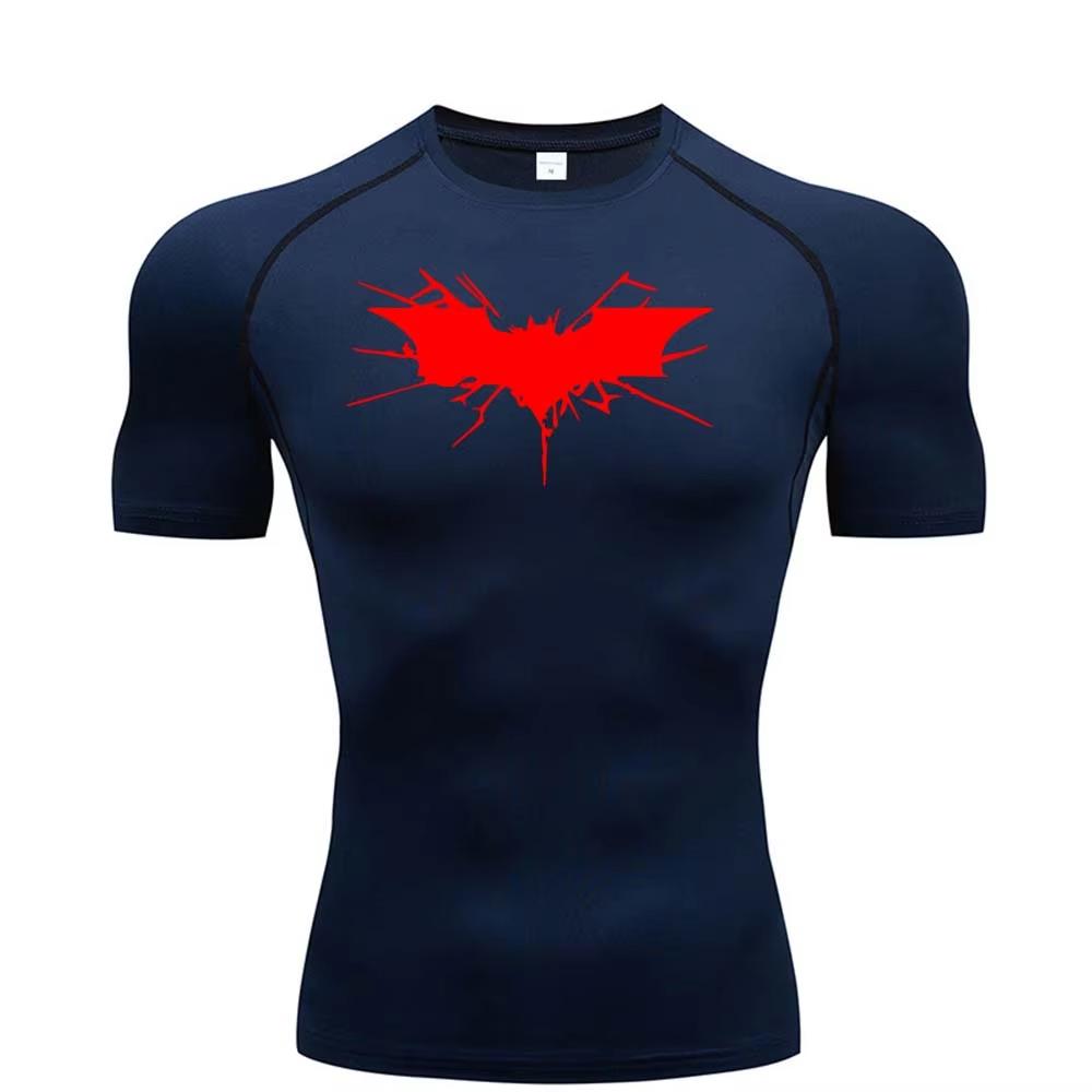 Art Bat Compression Shirt Men's Sprint Step T-shirt Fitness Sport Top Quick Dry Fitness Sportswear Bodybuilding Clothing RL00101