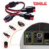 30A/45A Plug Connector 14AWG Solar Panel Outdoor Power Battery Plug Line for Portable RV Electric Vehicles 1 To 2 Power Cable