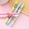 6Pcs/Box Cartoon Cute Labubu Gel Pens 0.5Mm Black Smooth Quick Dry Press Neutral Pens Students Office Stationery Birthday Gifts