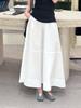 ED26 Sleeveless Black Top & White Skirt Set for Women - Summer Casual Style