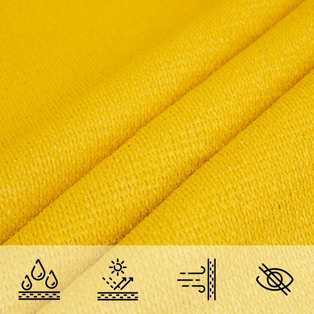 Sun Sail Yellow 7 X 5 X 5 M HDPE