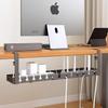 Under-Desk Cable Tray: No-Drill Organizer & Power Strip Holder