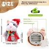 Weihnachtsausgabe, niedlicher sprechender Hamster mit zufälligem Schal, elektrisches Plüschspielzeug, bester Freund der Kinder