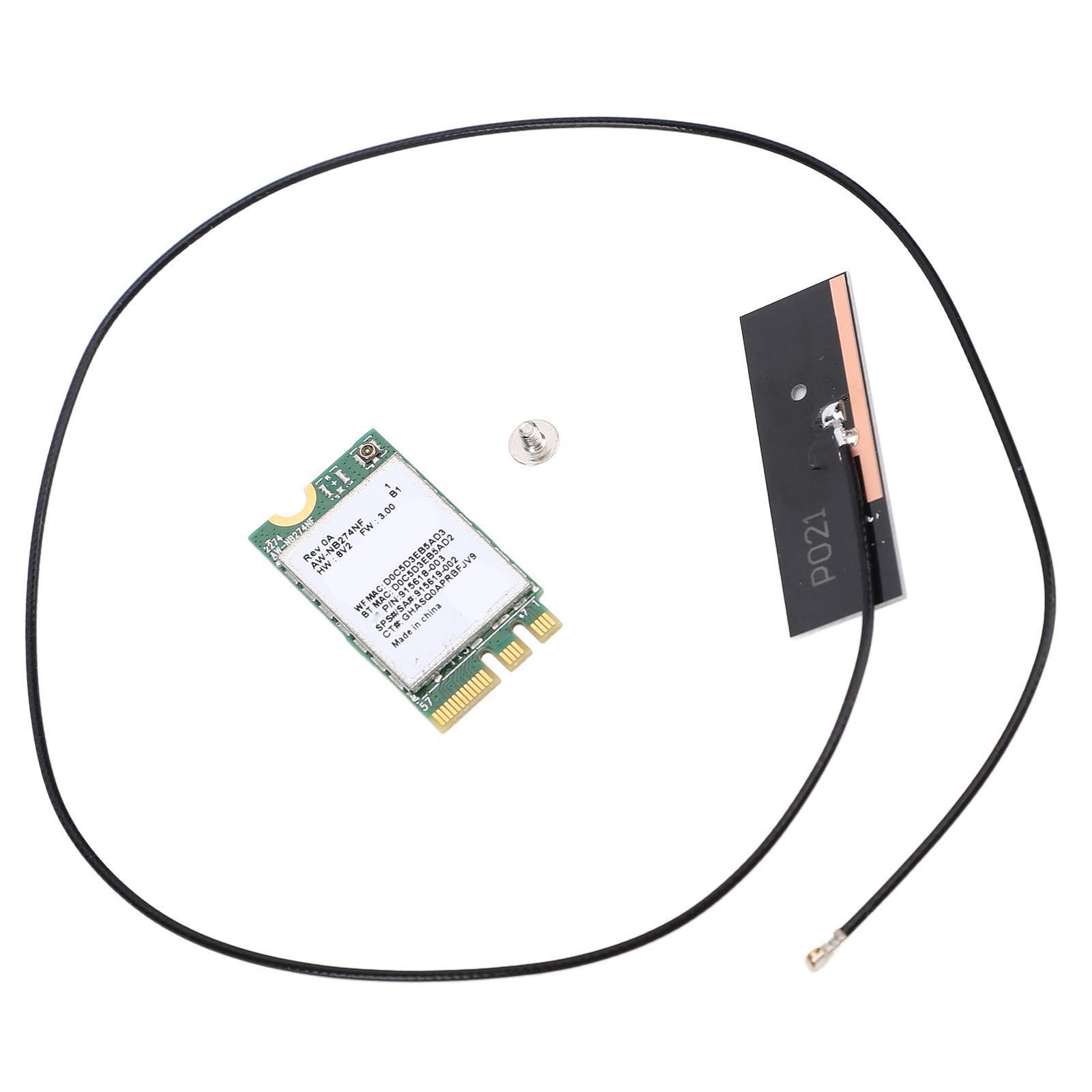 

AW NB274NF RTL8723DE Wireless Card 300Mbps NGFF M.2 WiFi Card Module Network Adapter with Bluetooth 4.0 for Win 7 8 10