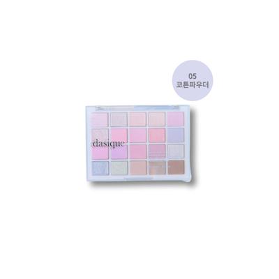 Palette Ombretti Daisyk Mood 20 pezzi, 1 pezzo, 05 cipria di cotone