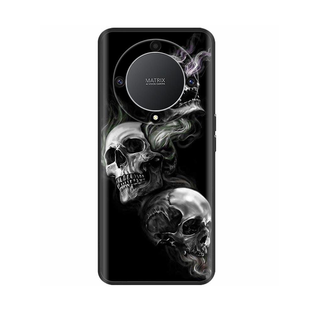 For Honor Magic6 Lite Case Honor Magic 6 5 4 Lite X9B Cover Funda TPU Soft Black Silicone Phone Cover Honor Magic 6 Lite 5G Case