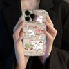 Cute Lamb Pattern Phone Case for IPhone 13 12 15 11 16 14 Pro Max IPhone 15 16 14 Plus Fashionable Transparent Protective Case