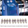 Air Conditioner Valve Stem Core Easy Installation Shockproof 26.8mm Length 20pcs Aluminum Alloy and