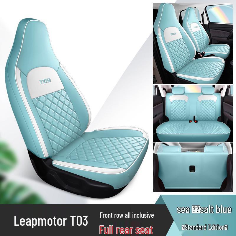 Leapmotor T03 Car Seat Cover: Universal, Full Surround, All-Season Cushion for 22 Models.