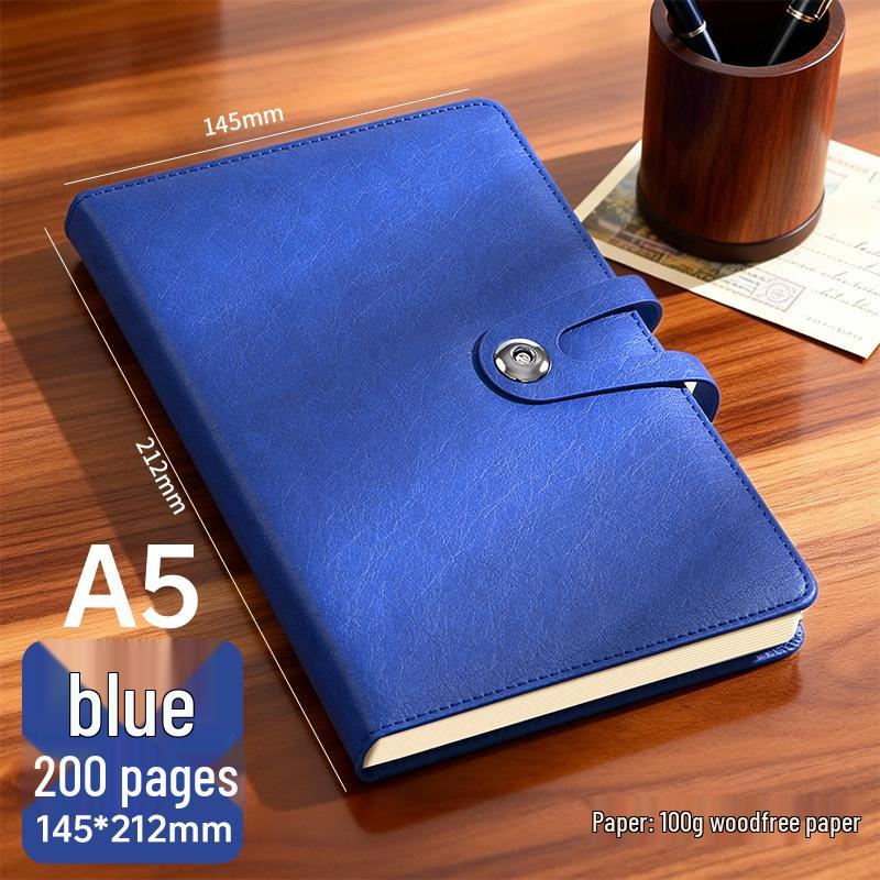 A5 Custom Logo Engraved Thickened Business Office Notebook