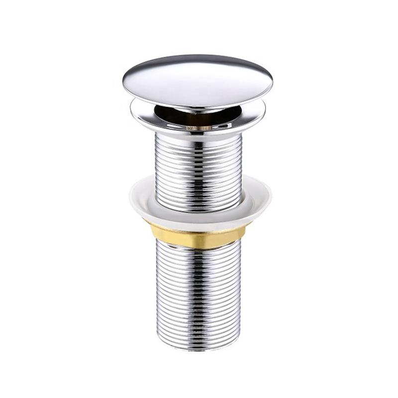 Long Pop up Drain Drainer With or Without Overflow Long Pop up Drainer Bathroom Drain