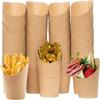 100pcs Multifunctional Paper Cups - Disposable, Food-Grade, French Fries Holder, Charcuterie Container, Paper Cupcake Holder,