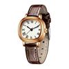 Women's Wristwatch, Analog Wrist Watch, Waterproof, Square Type Wristwatch, Fashionable, Cute, Simple, Leather Strap, Fashion, Gift, Birthday