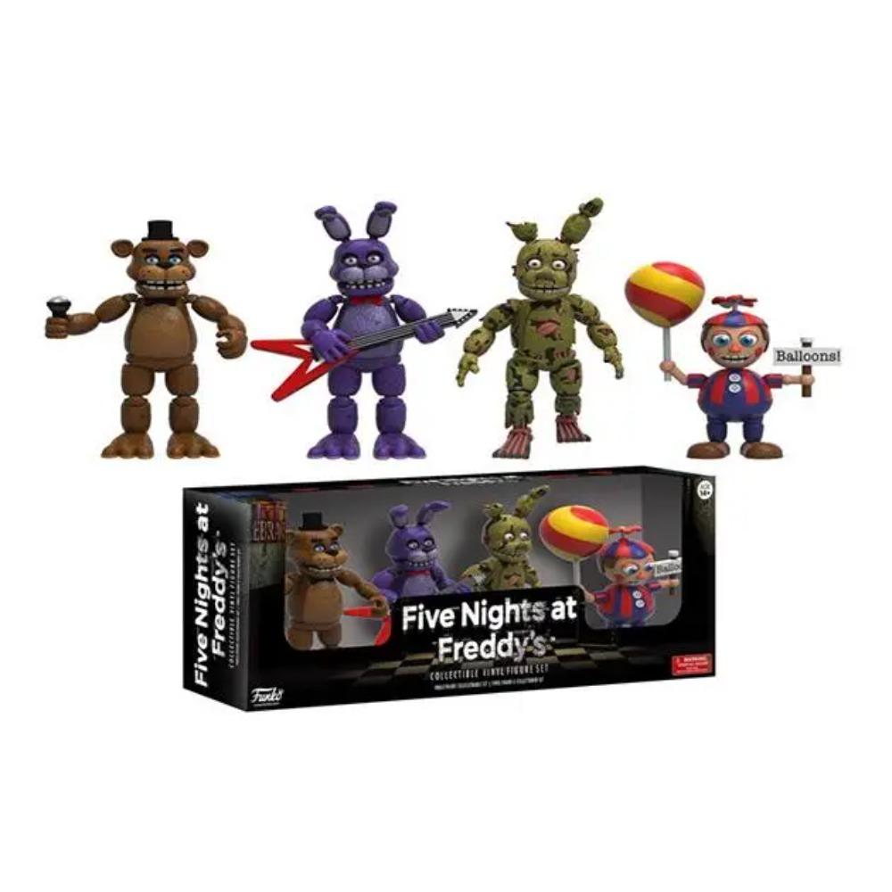4 peças/conjunto Five Nights at Freddy's Personagem Fofo Embalado em Caixa Figura de Ação de PVC Modelo Brinquedos para Crianças Presente