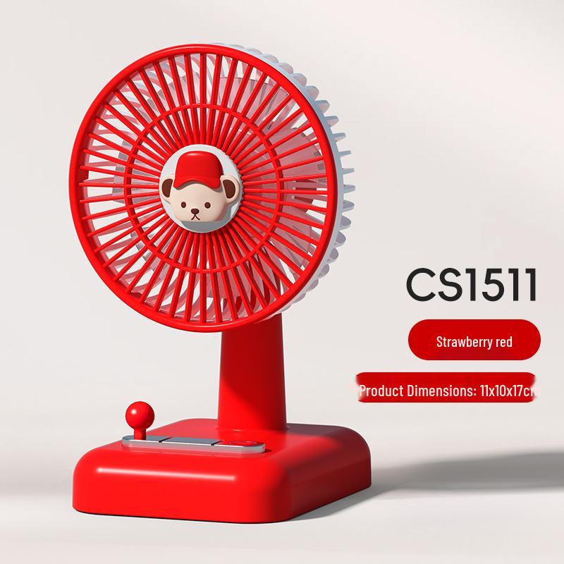 Portable USB Charging Desktop Fan - Cute and Fun for Dorms, Offices, and Students